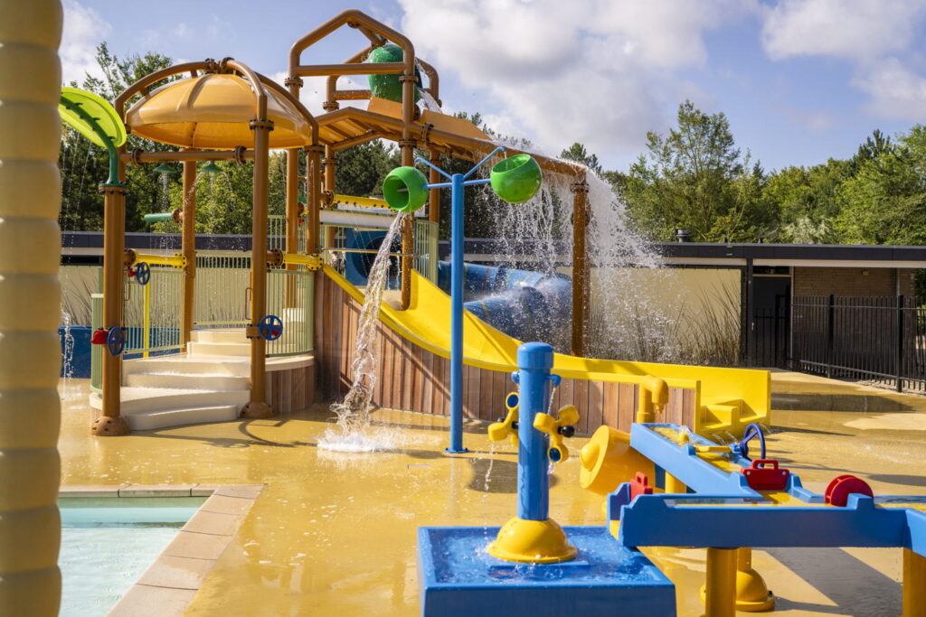 Spraypark op een vakantiepark van Landal