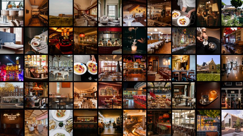 Collage van de 55 genomineerden voor de Entree Awards 2026