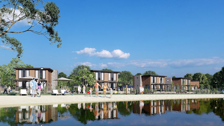 Terugbetaling herhaling Accumulatie EuroParcs start met verkoop vakantiewoningen in Resort aan de Maas -  Pretwerk