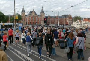 agitation à Amsterdam