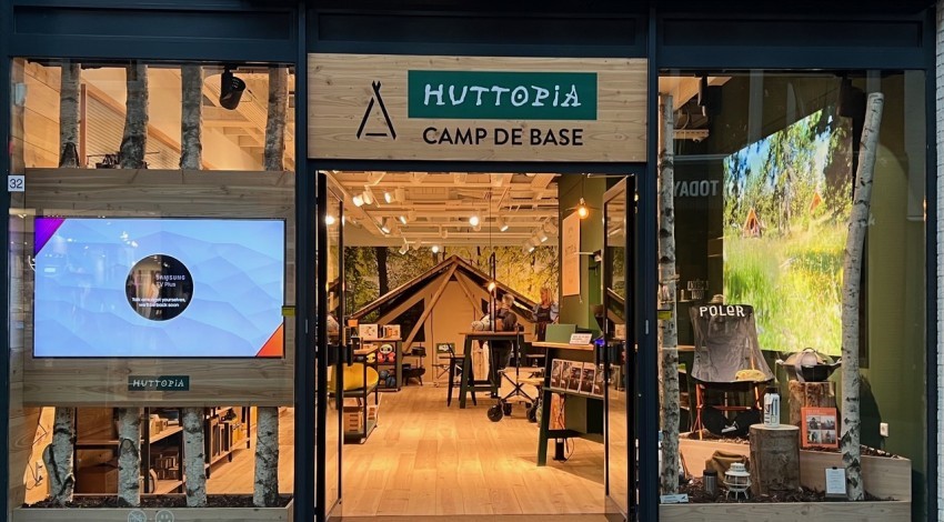 Wegrijden Concessie dier Huttopia opent outdoor concept-store in Utrecht - Pretwerk