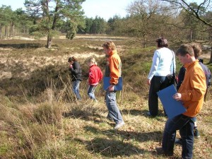 foto van een junior natuurexpeditie op NP De Hoge Veluwe