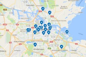 net als airbnb heeft ook WIMDU een sterke concentratie van aanbod in Amsterdam